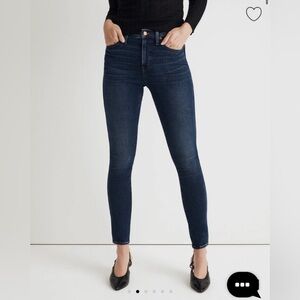 Madewell 10” high rise skinny jeans